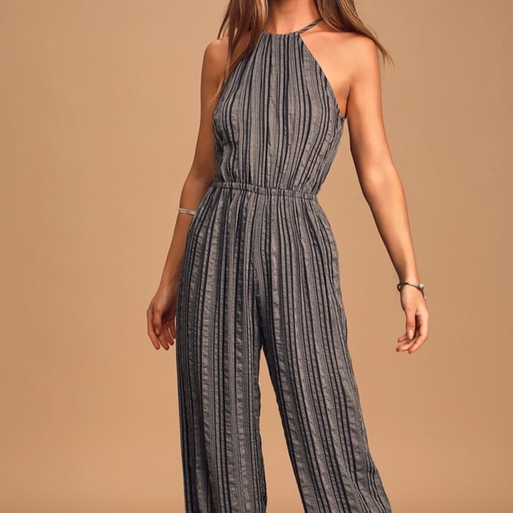 LuLu’s Pinstripe Jumpsuit